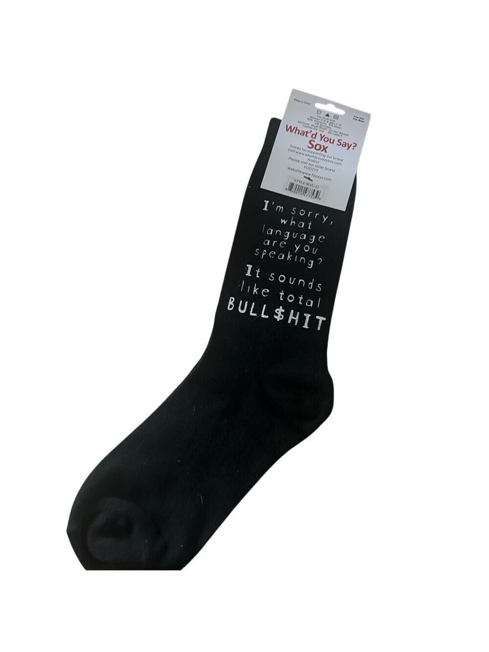 Black Novelty Socks